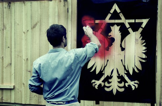 Yael Bartana, Mur i Wieża, 2009, RED transferred to HD, Color/ Sound, duration 15 min. Courtesy Annet Gelink Gallery, Amsterdam and Sommer Contemporary, Tel Aviv