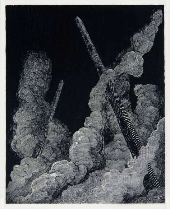 Daniel Arsham, Smoke (black), 2007. Courtesy Galerie Perrotin, Hong Kong & Paris