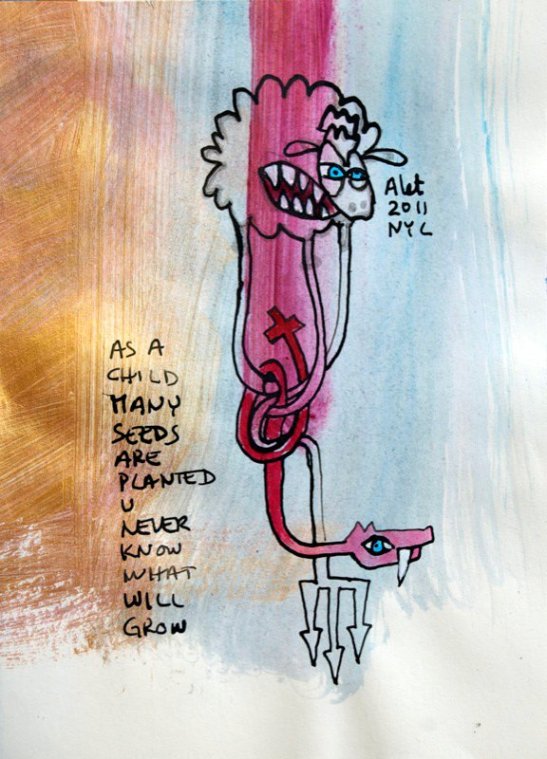 Thierry Alet, As a Child Many Seeds, 2011. Image courtesy of the artist.