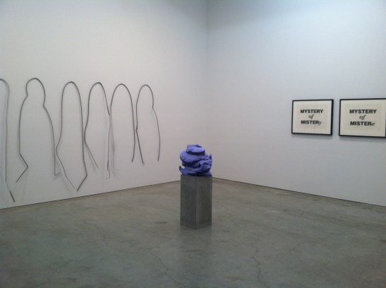 Arlene Shechet, Arturo Herrera, Kay Rosen, Tony FeherGroup ExhibitionJan. 31 - Mar. 2, 2013. Installation image. Image courtesy of William Ruller