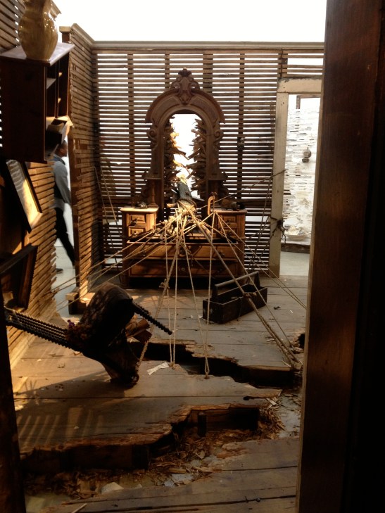 Titus Kaphar, The Vesper Project, 2013, installation view, Friedman Benda, NY