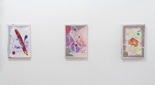 Scott Calhoun at Spare Room Projects Mar. 23 - Apr. 13, 2013. Image courtesy of Jackie Klempay. 