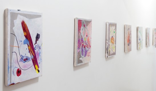 Scott Calhoun at Spare Room Projects Mar. 23 - Apr. 13, 2013. Image courtesy of Jackie Klempay. 