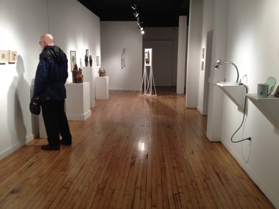 Spring Group Show Featuring Angela Burson at Leedy-Voulkos Art Center, Kansas City, MO. Installation view. Image courtesy of Erin Dziedzic