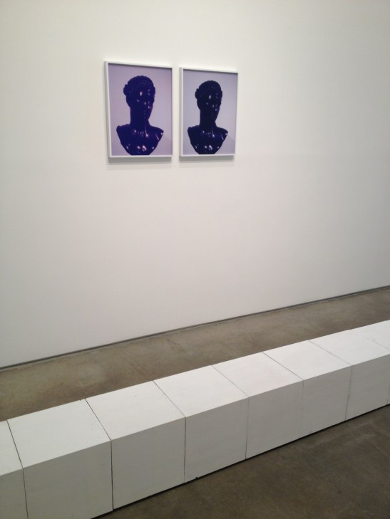 Sara VanDerBeek, installation view at Metro Pictures, NY. Image courtesy of Erin Dziedzic