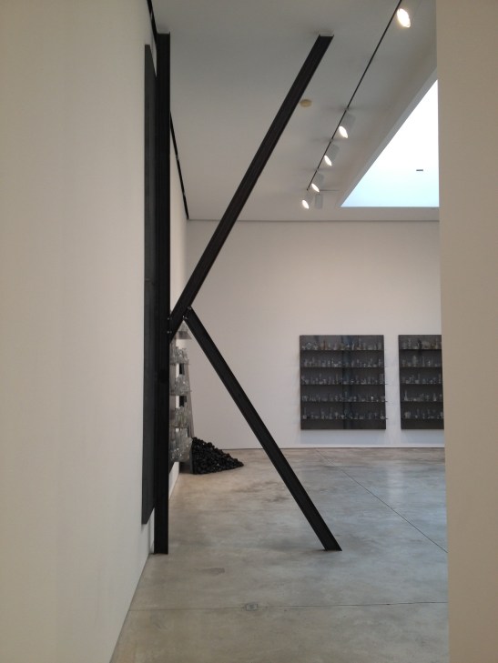 Jannis Kounellis, installation view at Cheim & Read, NY. Image courtesy of Erin Dziedzic
