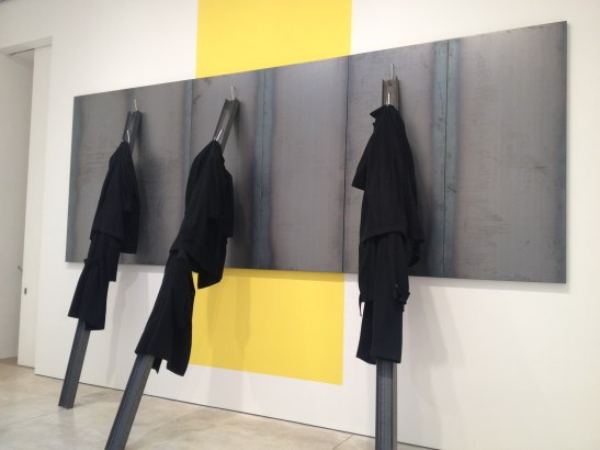 Jannis Kounellis, installation view at Cheim & Read, NY. Image courtesy of Erin Dziedzic