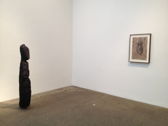 Ana Mendieta: Late Works 1981-85, installation view at Galerie Lelong, NY. Image courtesy of Erin Dziedzic