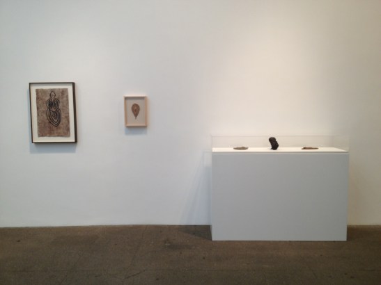 Ana Mendieta: Late Works 1981-85, installation view at Galerie Lelong, NY. Image courtesy of Erin Dziedzic