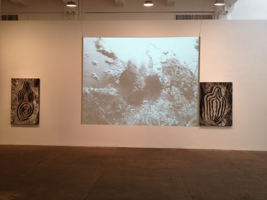 Ana Mendieta: Late Works 1981-85, installation view at Galerie Lelong, NY. Image courtesy of Erin Dziedzic