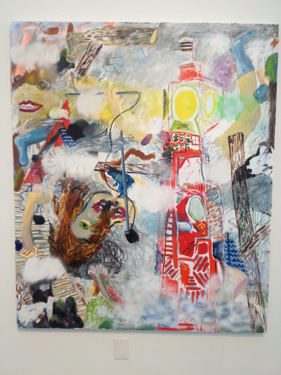 Credit: Shara Hughes: Don't Tell Anyone But..., 2013, Atlanta Contemporary Art Center, Atlanta, GA, installation view. Image courtesy of Shantay Robinson