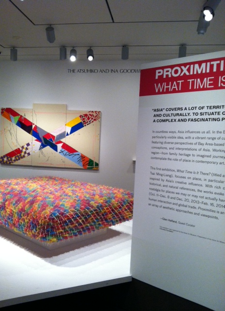 Proximities: What Time Is It There,? gallery entrance Asian Art Museum. Image by Monica Shinn