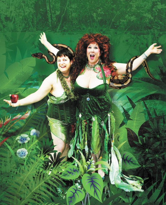 Annie Sprinkle and Beth Stephen, Annie and Beth with Snake