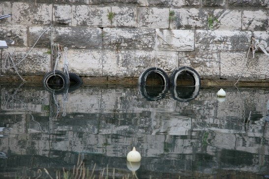 Sound walk Westerkamp led in Kerkyra, Corfu, in 2006. Image by Simona Sarchi (Westerkamp had asked photographer Simona Sarchi to make photos during this walk, concentrating on her listening while making photos - with a 'listening eye').