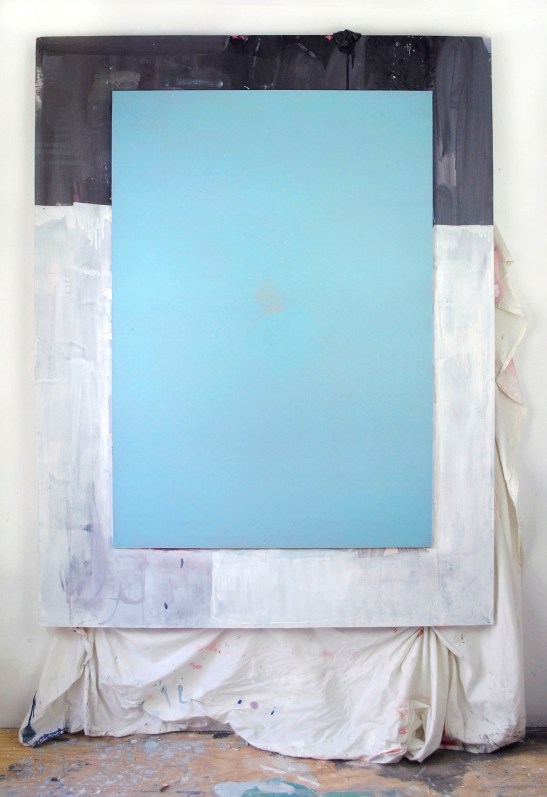 Jane Fox Hipple, Epilogue A, 2012, acrylic on cotton and gypsum, 72 x 48 inches. Image courtesy of the artist.