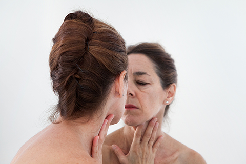 Susan Silas, the self-portrait sessions_Yaddo session, 2011, archival giclée print, 22 x 17 inches each. Image courtesy of the artist.