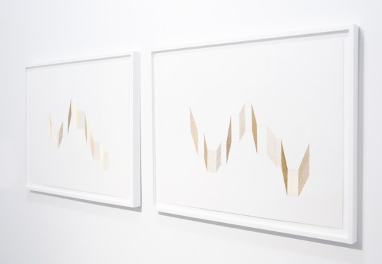 Abdolreza Aminlari, Walls and Landscapes, Installation view, Jackie Klempay Gallery, Brooklyn, NY, 2013.