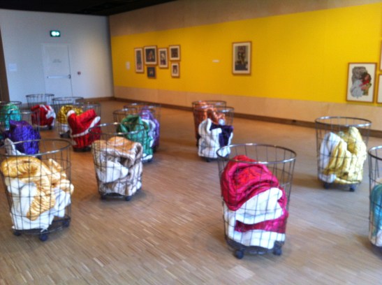 Gülsün Karamustafa, A PROMISED EXHIBITION installation view, 2013–2014, SALT Beyoğlu and SALT Galata, İstanbul Türkiye. Image courtesy of Greg Eltringham.