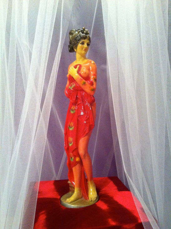 Gülsün Karamustafa, A PROMISED EXHIBITION installation view, 2013–2014, SALT Beyoğlu and SALT Galata, İstanbul Türkiye. Image courtesy of Greg Eltringham.