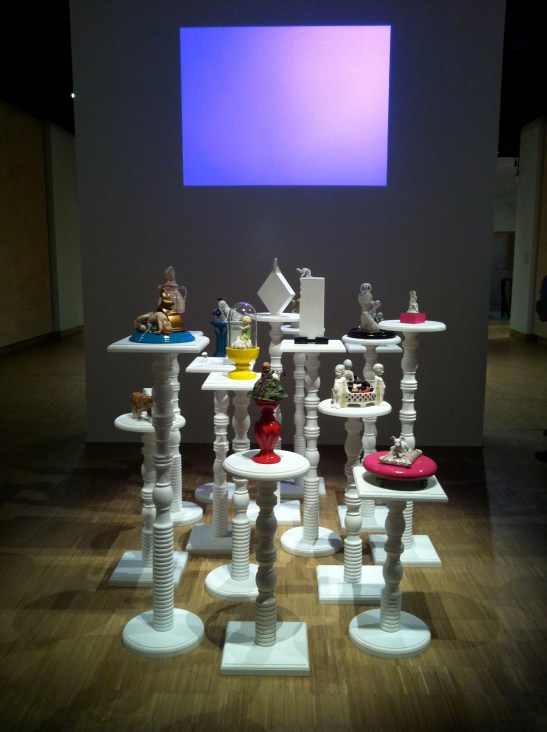 Gülsün Karamustafa, A PROMISED EXHIBITION installation view, 2013–2014, SALT Beyoğlu and SALT Galata, İstanbul Türkiye. Image courtesy of Greg Eltringham.