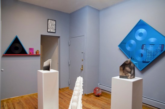 AS A SHADOW SMILES: FRANK HAINES, CHRISTOPHER GARRETT, REUBEN LORCH-MILLER, ROBBIE MCDONALD,Installation view, Jackie Klempay Gallery, Brooklyn, NY, 2013.