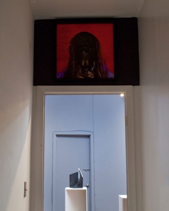 AS A SHADOW SMILES: FRANK HAINES, CHRISTOPHER GARRETT, REUBEN LORCH-MILLER, ROBBIE MCDONALD,Installation view, Jackie Klempay Gallery, Brooklyn, NY, 2013.