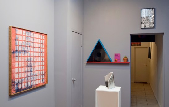 AS A SHADOW SMILES: FRANK HAINES, CHRISTOPHER GARRETT, REUBEN LORCH-MILLER, ROBBIE MCDONALD,Installation view, Jackie Klempay Gallery, Brooklyn, NY, 2013.