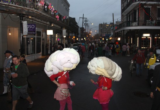 Megan Mantia and Leone Reeves, Mardi Gras, New Orleans, 2013